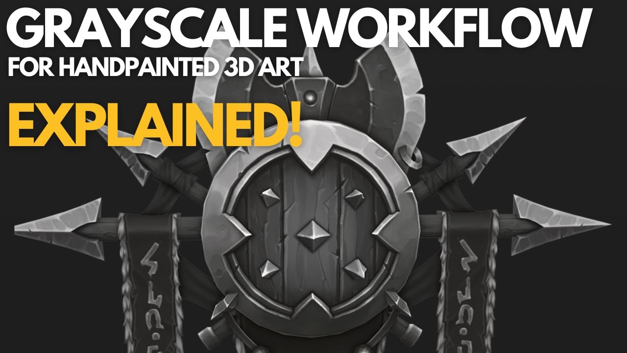 Grayscale Workflow for HandPainted 3D Artworks - Explained