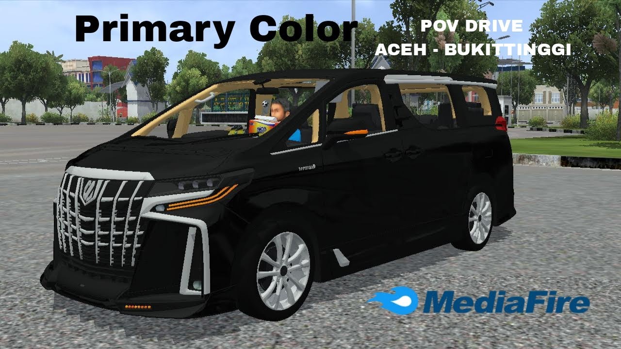 Mod Bussid Toyota Alphard Hybrid 2021 Primary Color Sopir Bus Simulator Indonesia #ToyotaAlphard 🏁🎩❗