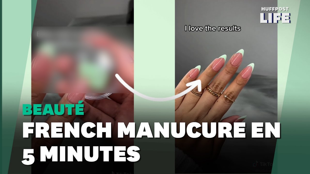 Impossible de ne pas r&eacute;ussir votre French manucure avec cette astuce