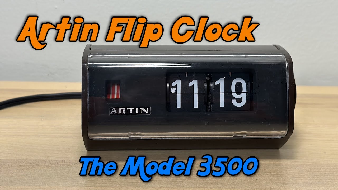 The Artin Model 3500 Flip Clock Fixed