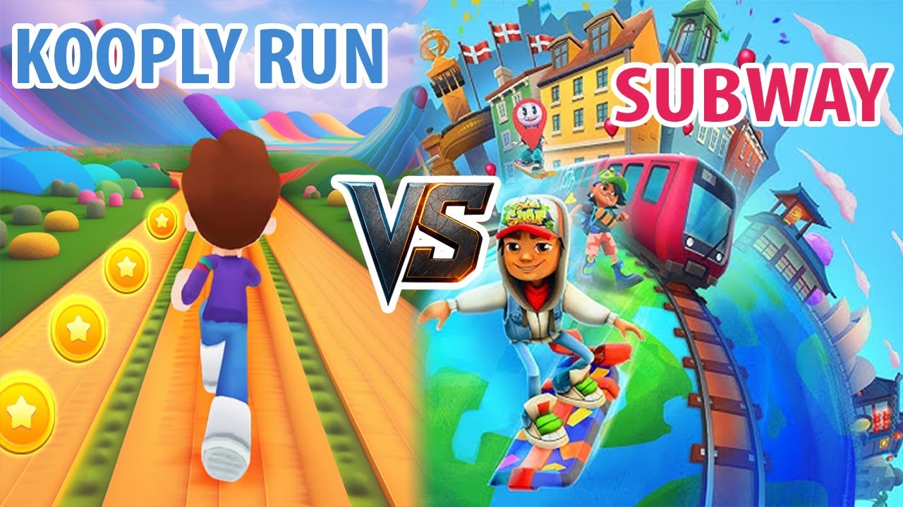 Kooply Run vs Subway Surfers | Best Endless Runner Game Comparison 2025 #gameplay #subwaysurfers