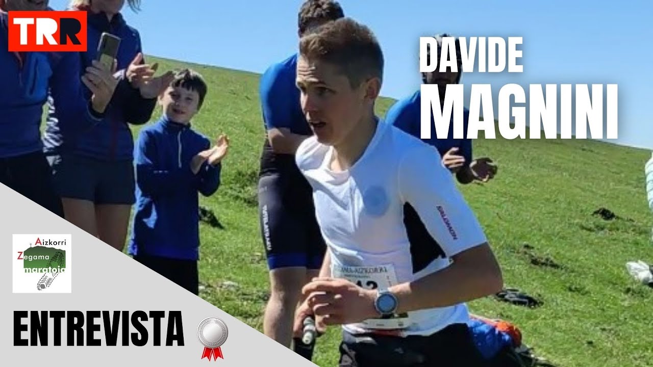 Zegama Aizkorri 2022 | DAVIDE MAGNINI - Segundo clasificado mejorando tambi&eacute;n el r&eacute;cord de Stian.