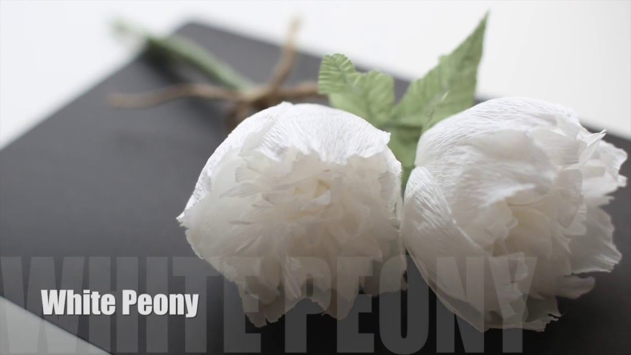 How to make Crepepaper Flowers: Peony EASY&SIMPLE