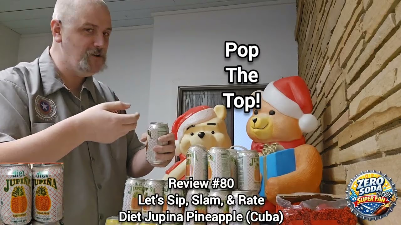 Zero Soda Super Fan Reviews Junipa Diet Pineapple Soda #pinapple  #zerosodasuperfan #foodreview 