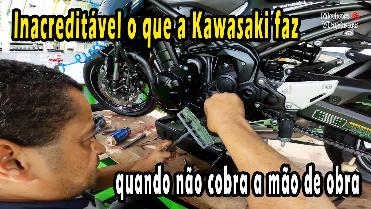 KAWASAKI Z900 | 4ª REVISÃO | VOCÊ NÃO VAI ACREDITAR NISSO