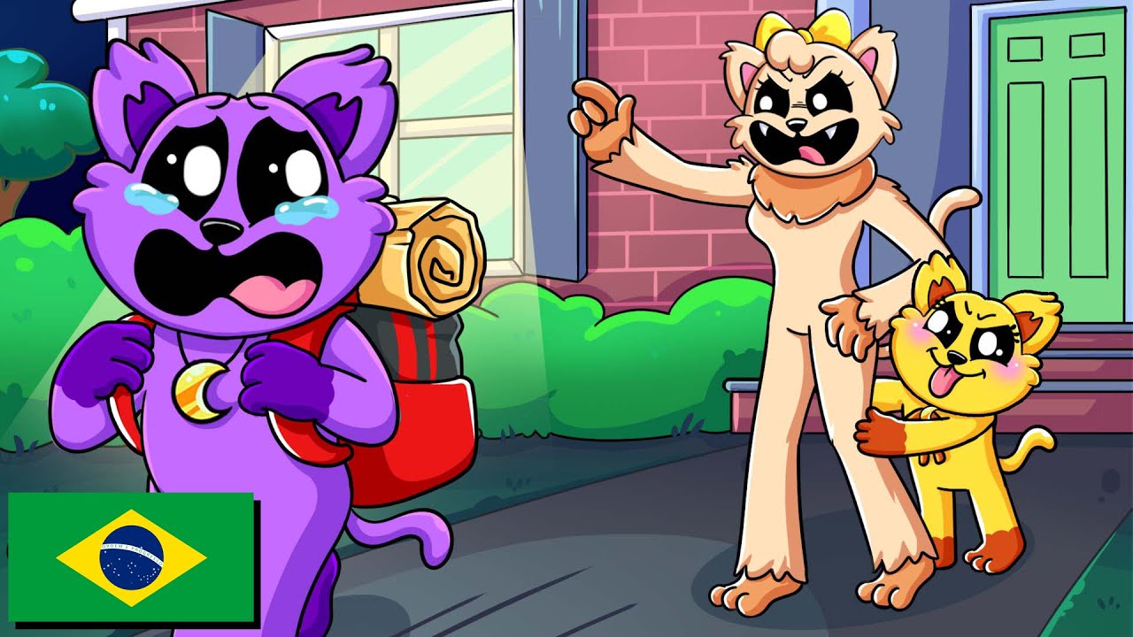 A m&atilde;e de CATNAP expulsou seu &uacute;nico filho?! ?! Poppy Playtime 3 Anima&ccedil;&atilde;o