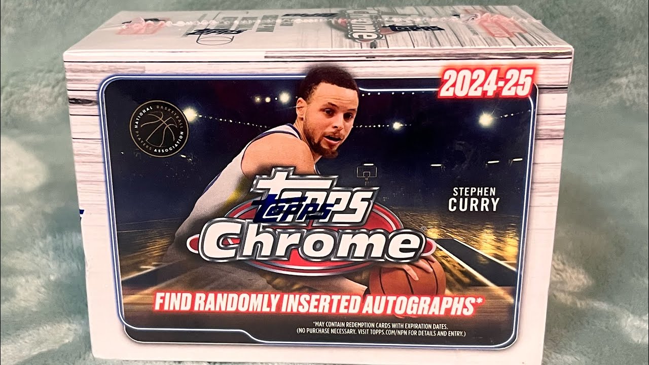 2024-25 Topps Chrome NBA basketball blaster box break 