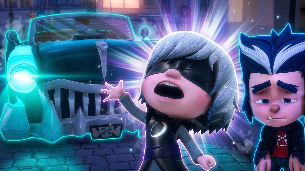 PJ Masks 🦸‍♂️ Die wilde Jagd nach dem Wolfie-Mobil 🏎️ Cartoons auf Deutsch