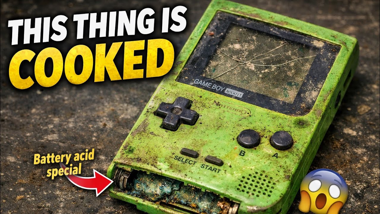 🎮 This Game Boy Pocket Was COOKED… So I Fixed It