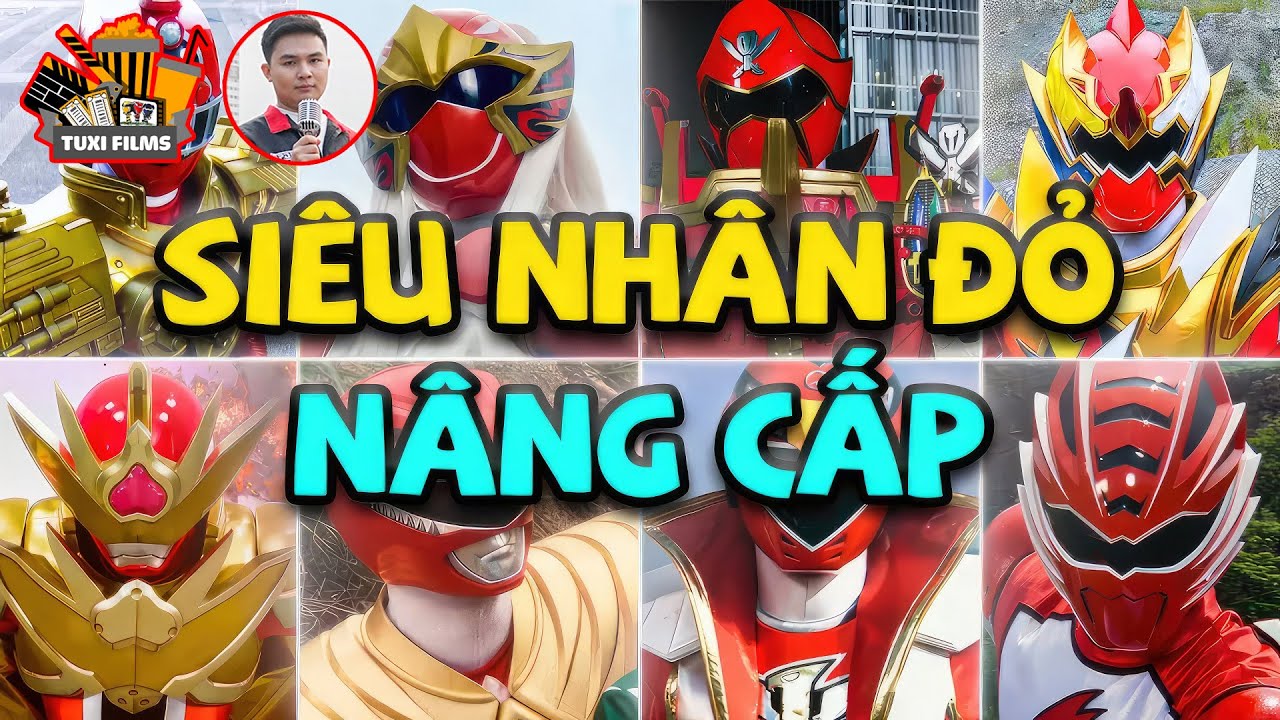 [Tuxi Films] Tổng Hợp Super Red Rangers Form Trong Super Sentai - Phần 1