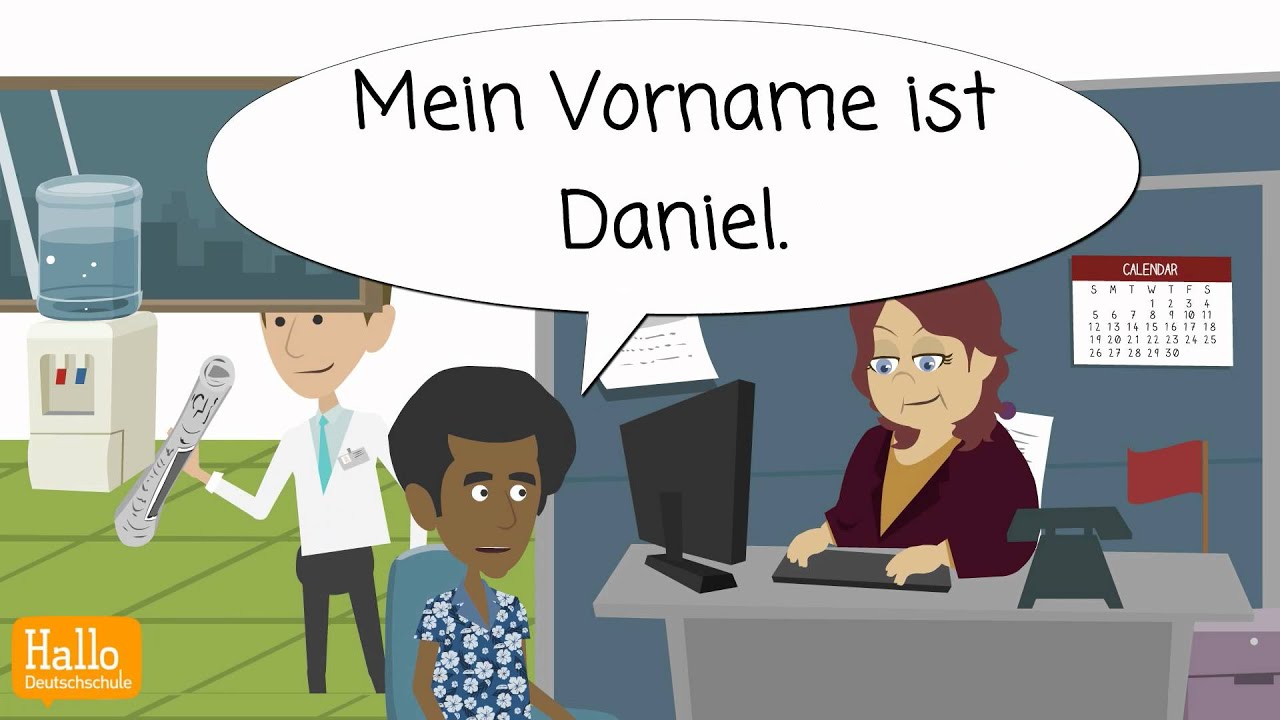 Deutsch lernen A1.1 / #2 / Personalien angeben