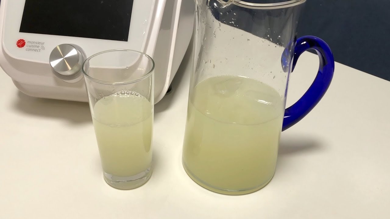 Limonada sin Azúcar en Monsieur Cuisine Connect