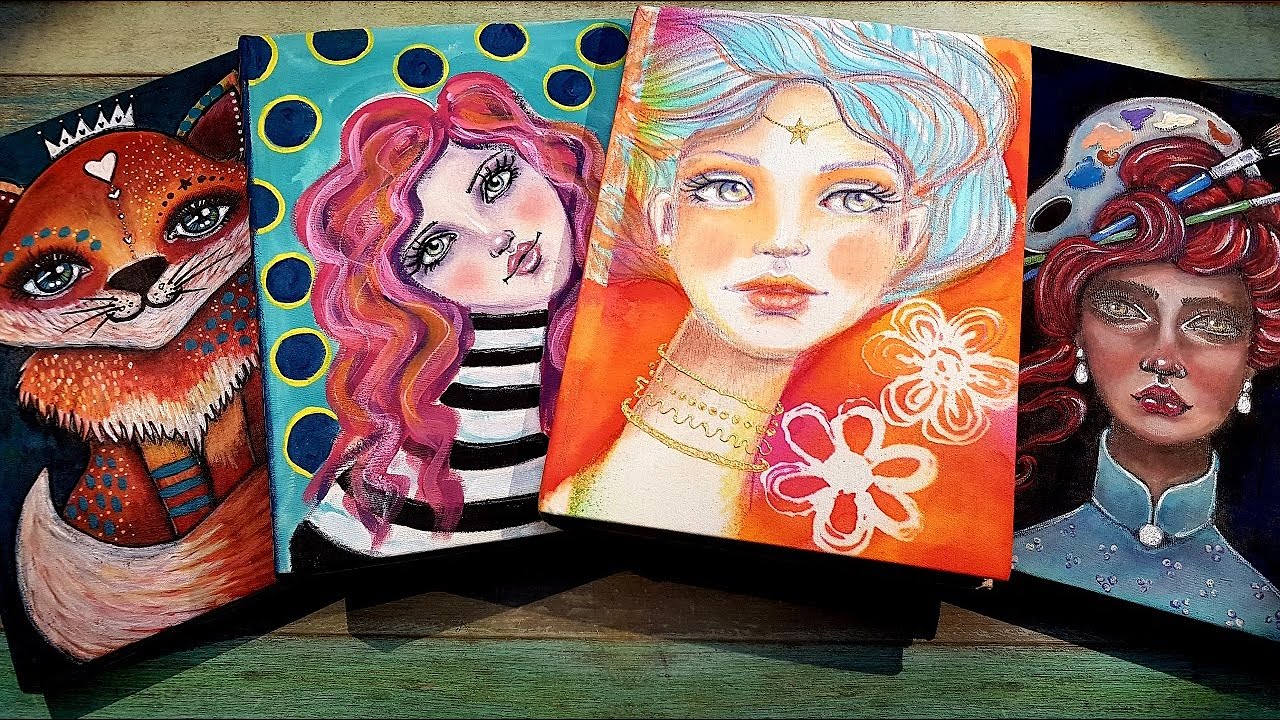 ❤️ JOURNAL FLIP-THROUGH & Painting the Cover