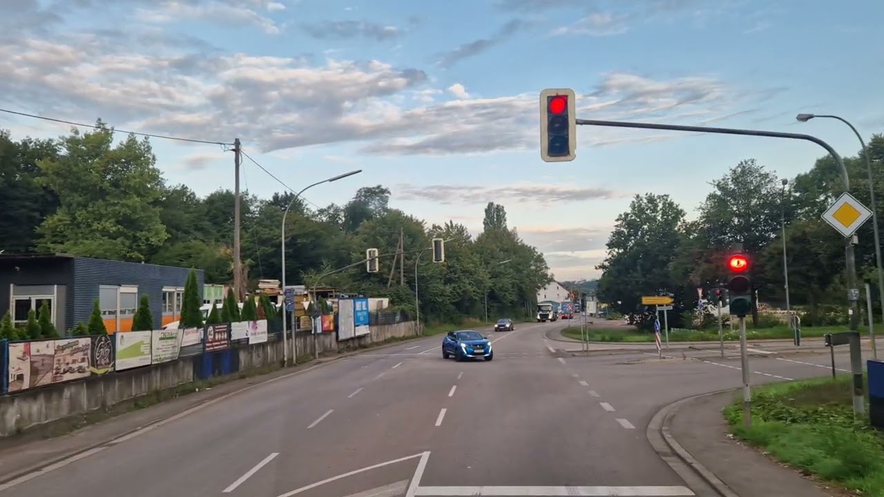 Heute morgen von Saarbrücken  zum kunden 