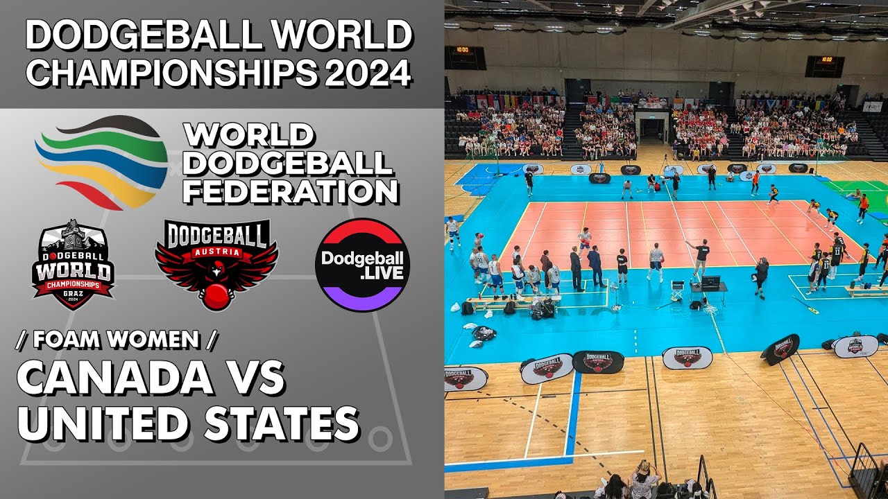 Canada vs United States / Foam Women / Dodgeball World Championships 2024