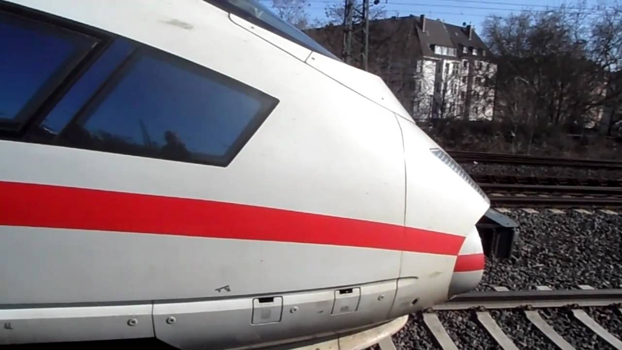 ICE 3 Doppeltraktion abfahrt D&uuml;sseldorf Hbf