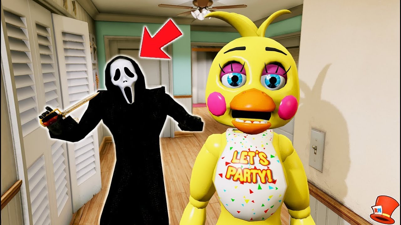 GHOST GUY IS IN MY HOUSE! (GTA 5 Mods FNAF RedHatter)