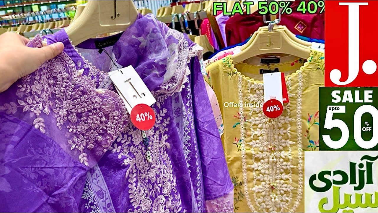 J. Grand Azadi Sale❤️J. Flat 40% Biggest Weekday Restock😱 J. sale 2026