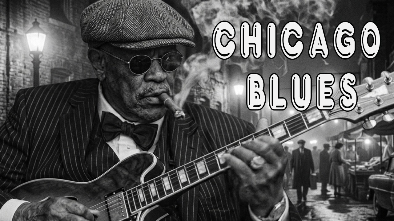 Classic Chicago Blues 🎶 Deep Soulful Blues Rock Ballads for the Night