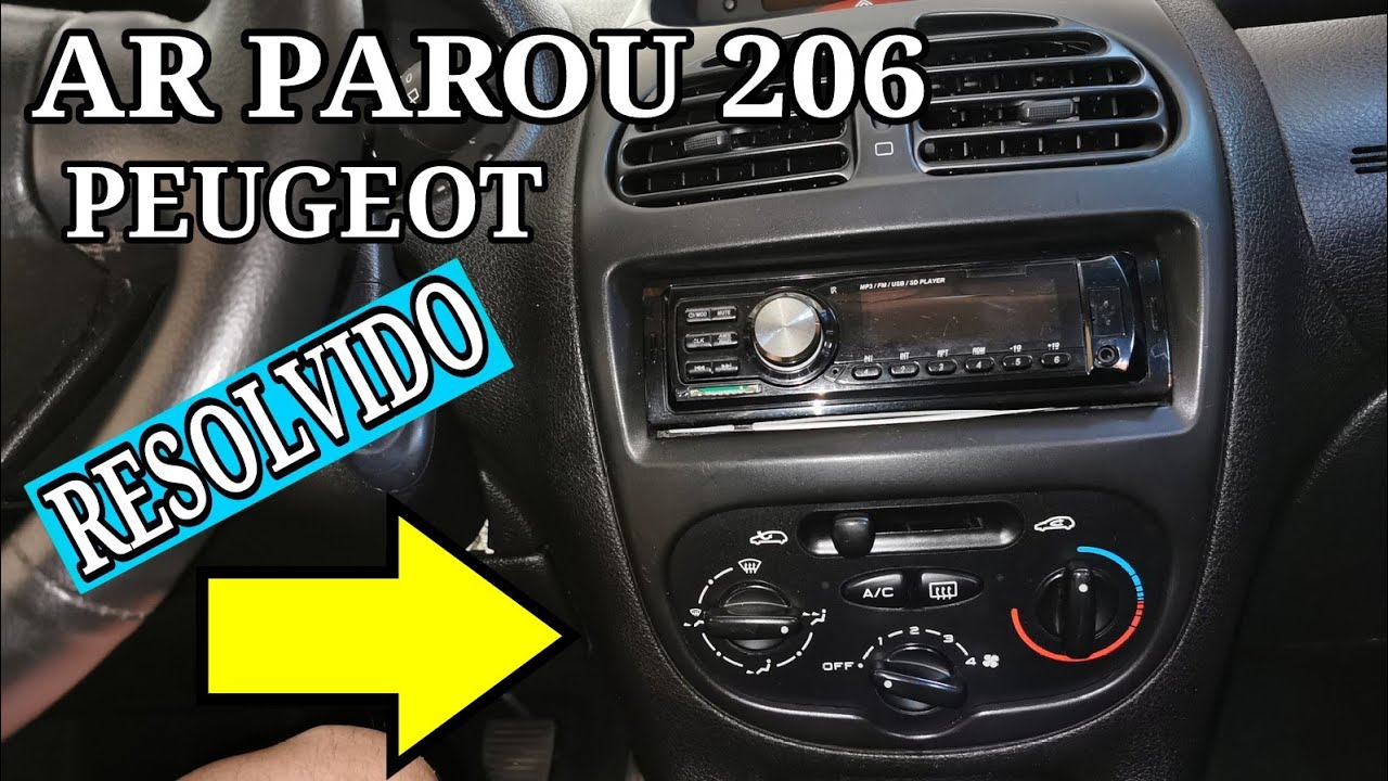 🔴Como consertar ar condicionado de Peugeot 206 