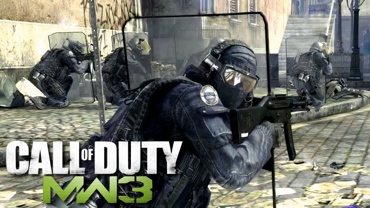 Modern Warfare 3 - Survival with 30 GIGN Riot Shield Squad NPCs / Episode 4