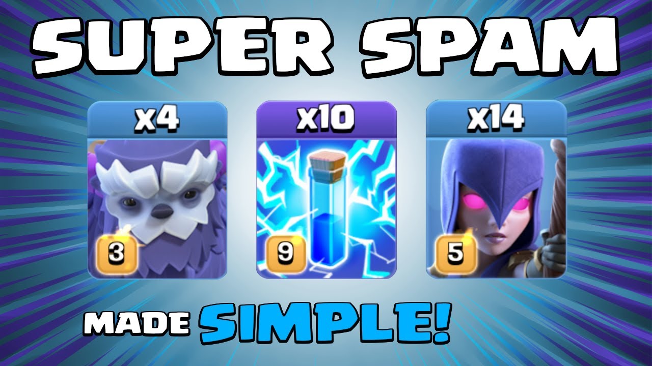 WITCH SPAM IS SO POWERFUL! TH13 Attack Strategy | Clash of Clans