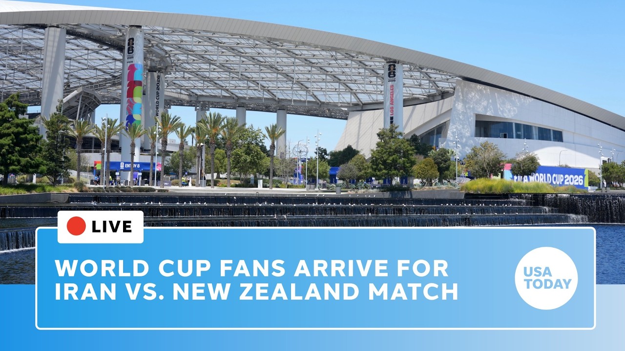 Live: FIFA World Cup fans arrive for Iran vs. New Zealand match at SoFi Stadium in Los Angeles