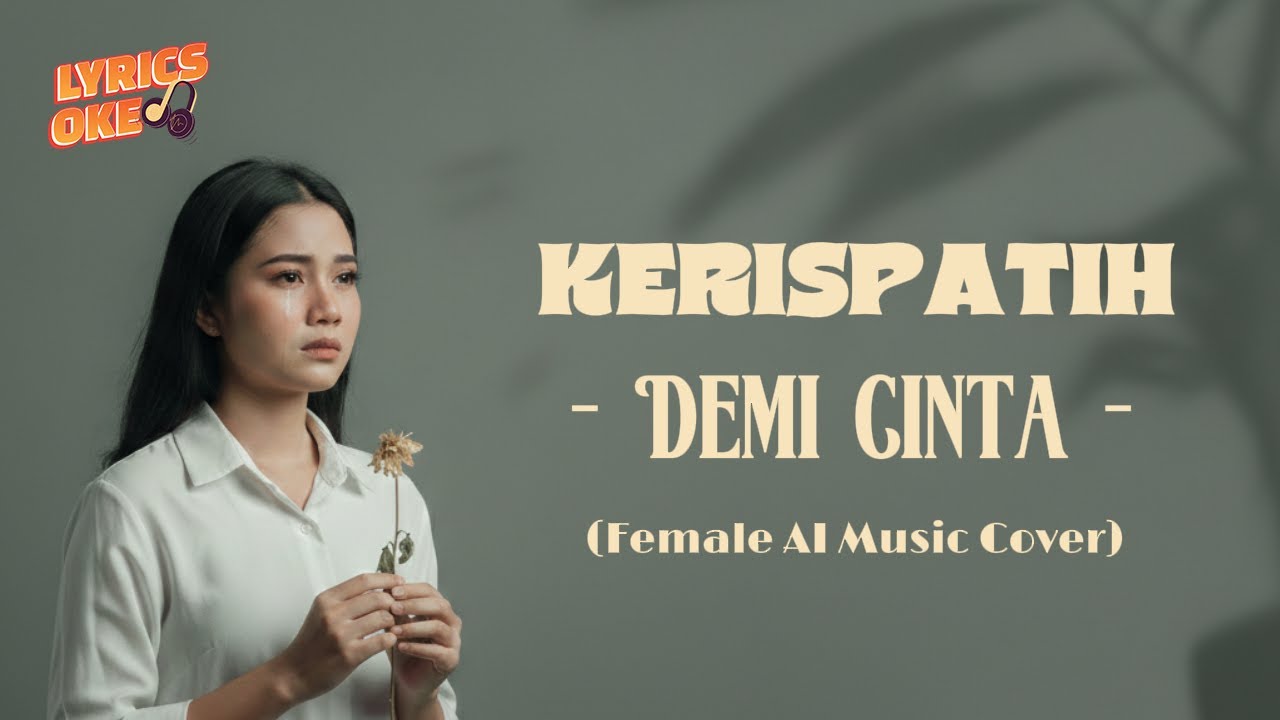DEMI CINTA - KERISPATIH (FEMALE AI MUSIC COVER) | LIRIK