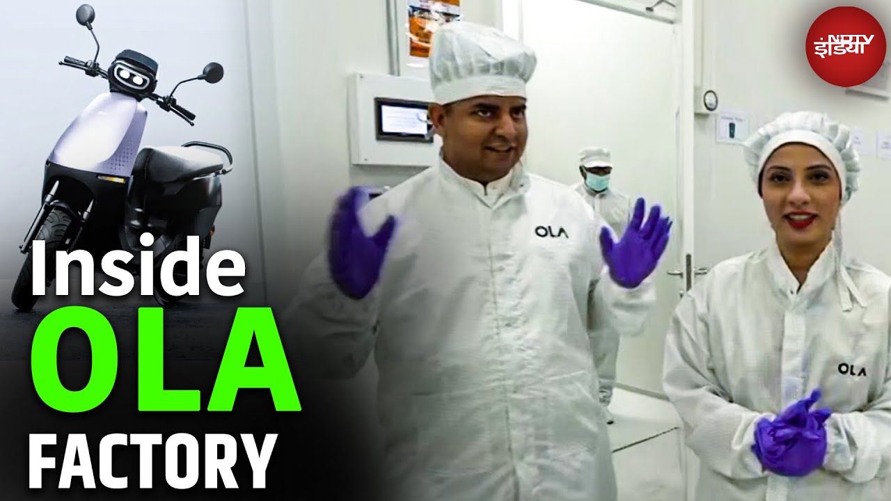 Tamil Nadu की OLA Factory में देखिए EV स्कूटर और बैटरी कैसे बनती है? | OLA GIGA Factory |Ola Scooter