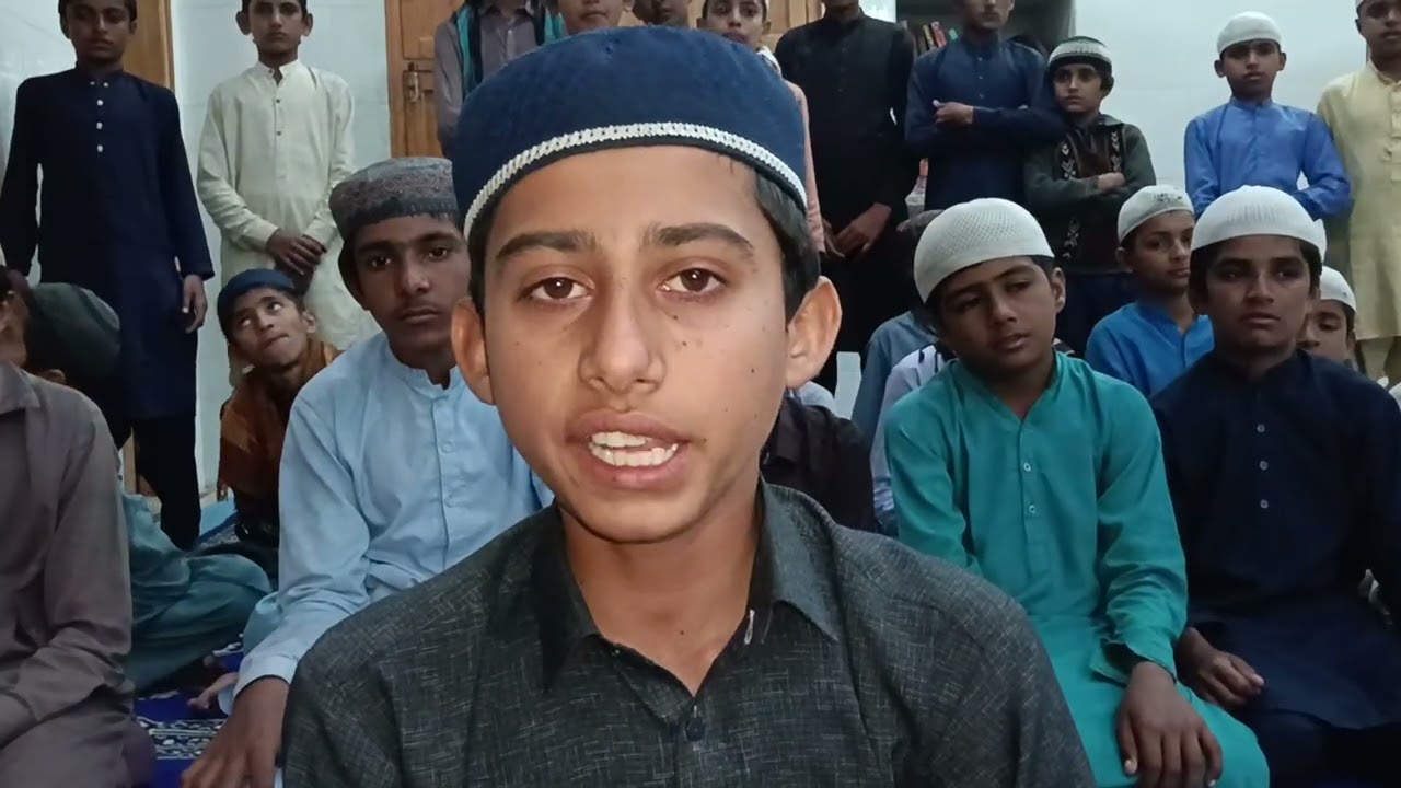 QARI FARHAN JUNEJO AT JAMIA BADIULULOOM MITHI THARPARKAR SINDH PAKISTAN 