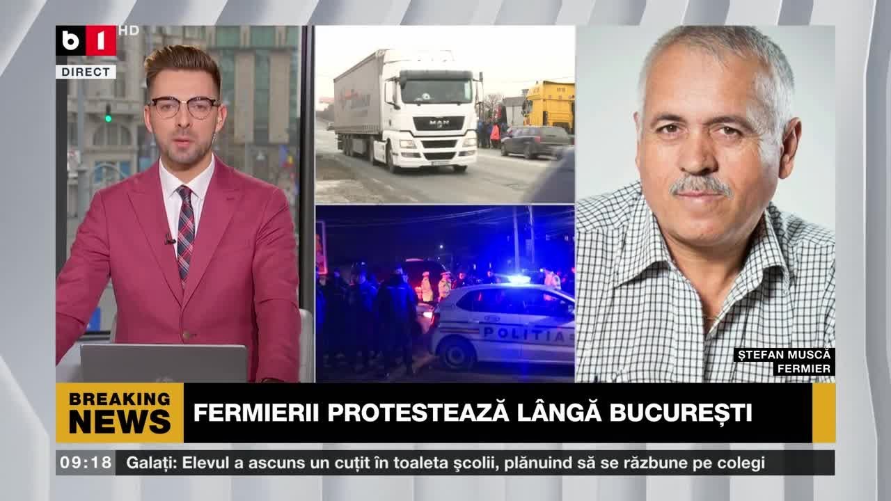 DECLARAȚII ȘT. MUSCĂ FERMIER: AM MERS PE IDEEA CĂ FACEM UN PROTEST SPONTAN, PAȘNIC_Știri B1TV_12 ian