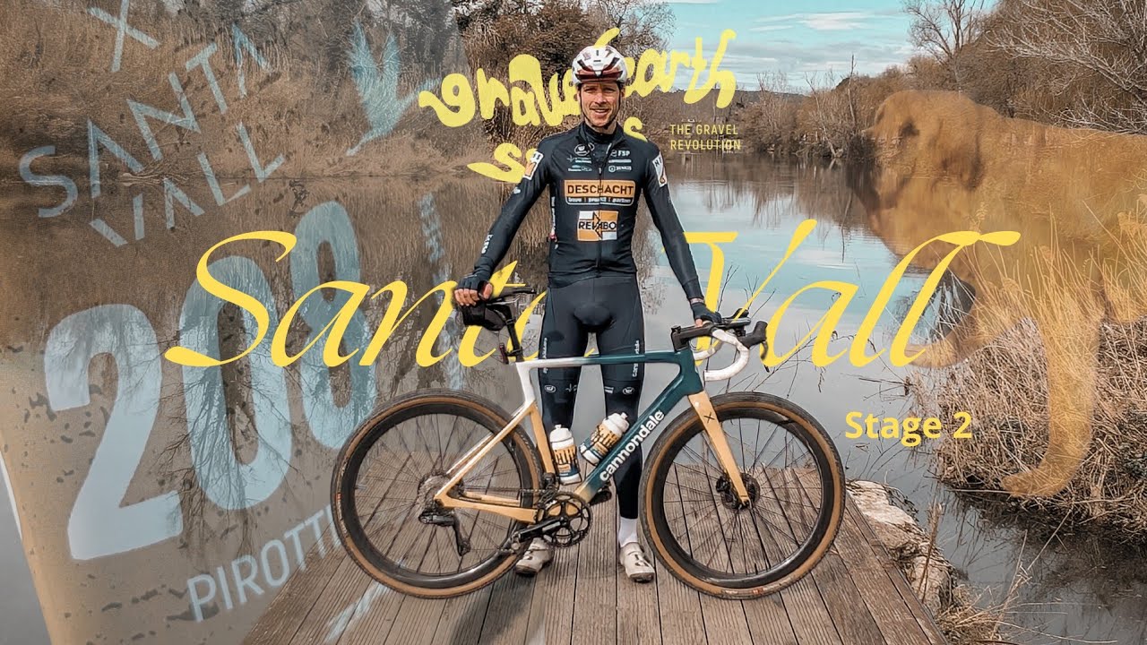 Santa Vall 2025 gravel race stage 2; Kopstart, ontsnapping én... een hond op't parcours!? 🐶 #gravel