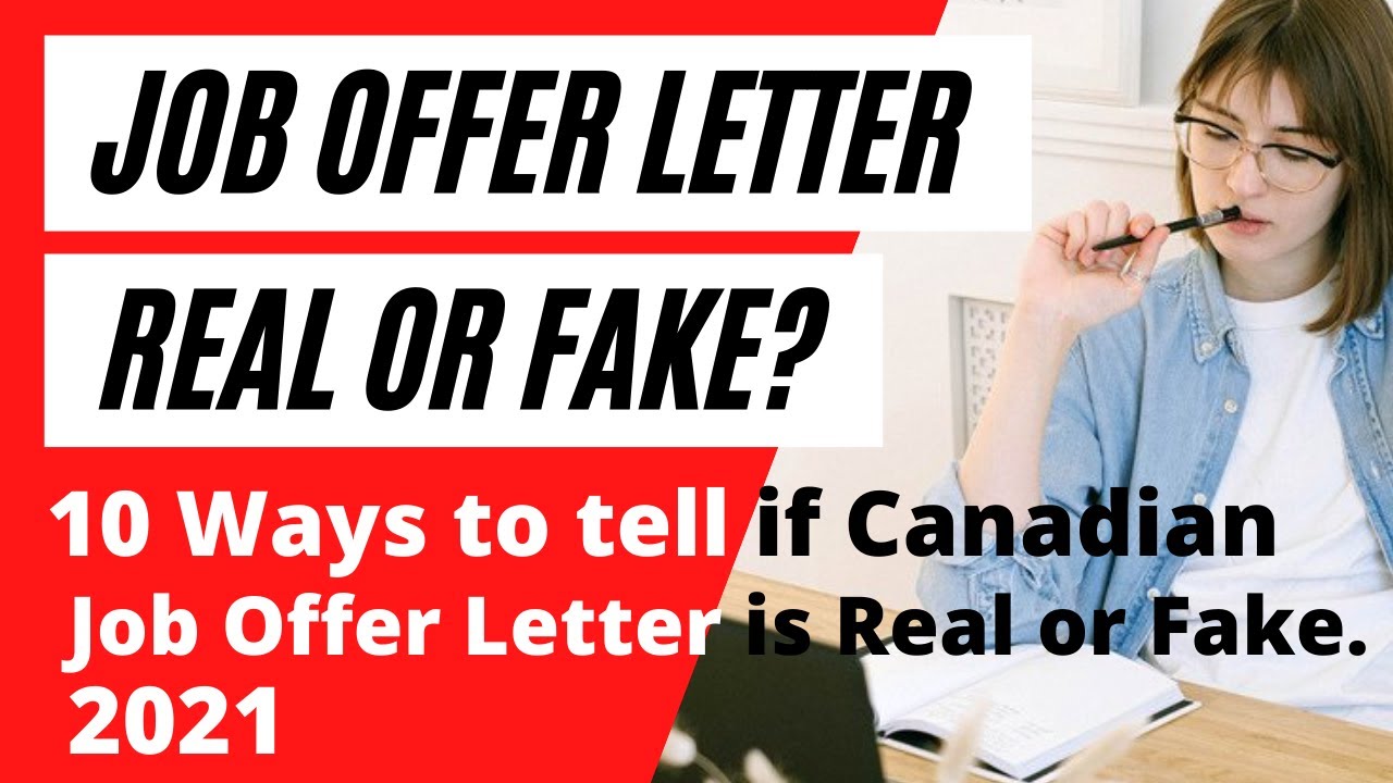 Job Offer Letter Real or Fake | 10 Ways to tell if Job Offer Letter in Canada Real or Fake