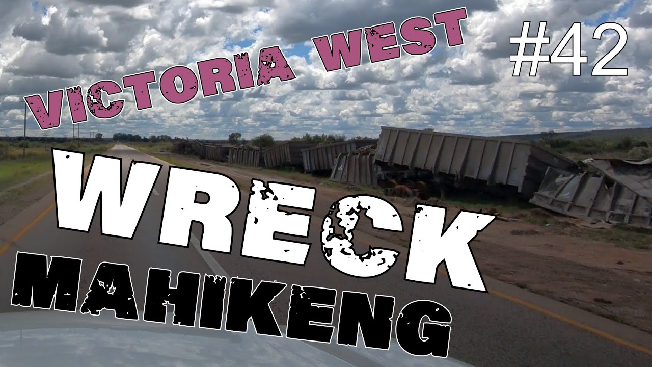 4K Driver View: Victoria West to Mahikeng (Mafeking) via Kimberly on the N12 and N18 national roads