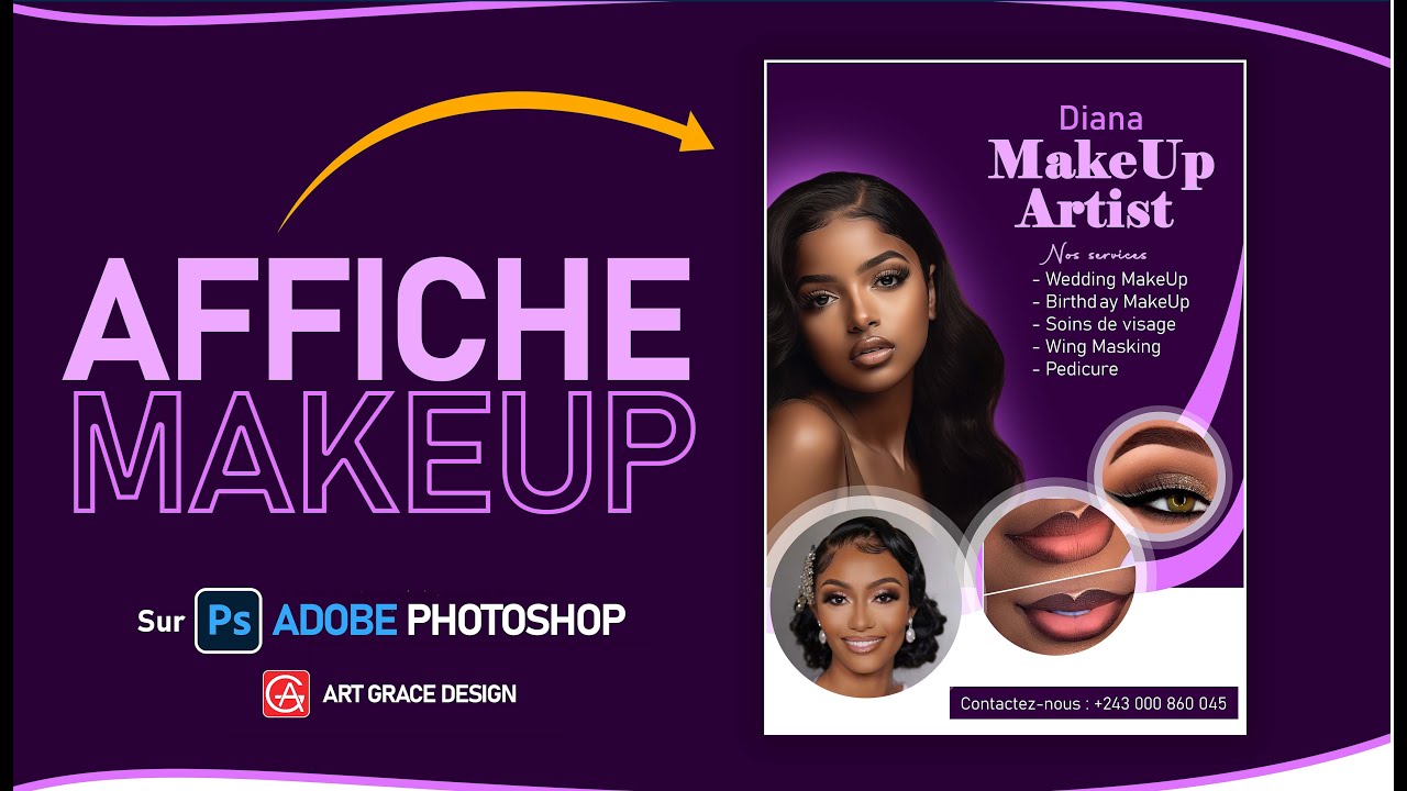 Ma&icirc;trisez Photoshop : Cr&eacute;ez une Affiche de Make-Up Pro !