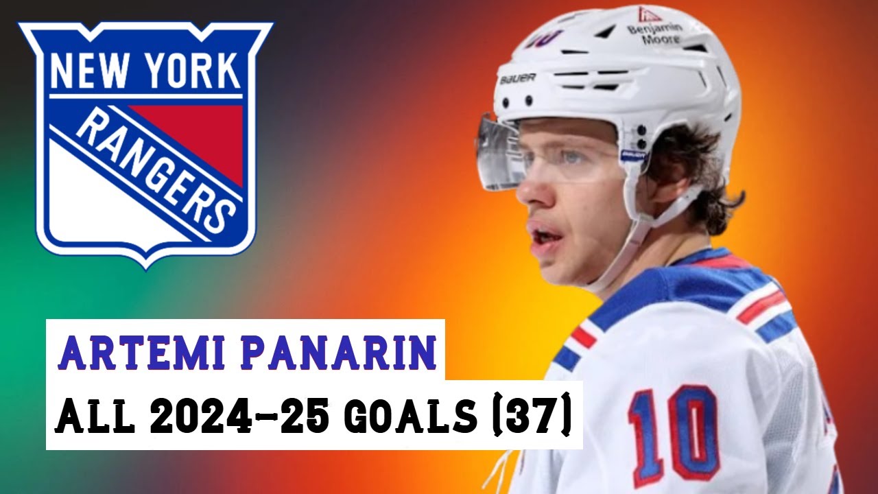 Artemi Panarin (#10) All 37 Goals of the 2024-25 NHL Season