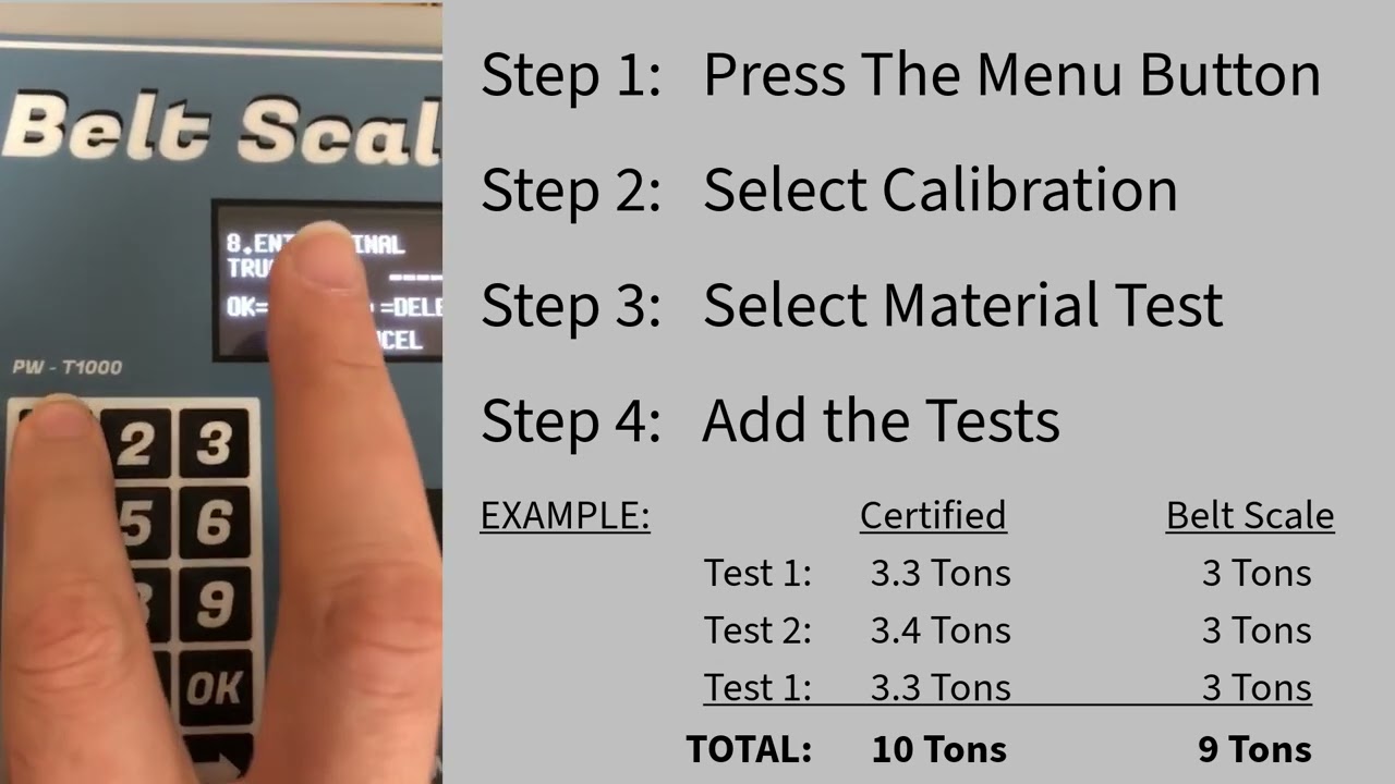 How To:  Enter a Material Test Calibration