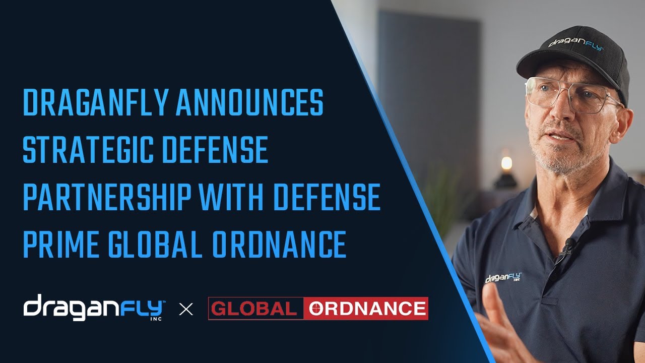 Draganfly Announces Strategic Defense Partnership with Defense Prime Global Ordnance