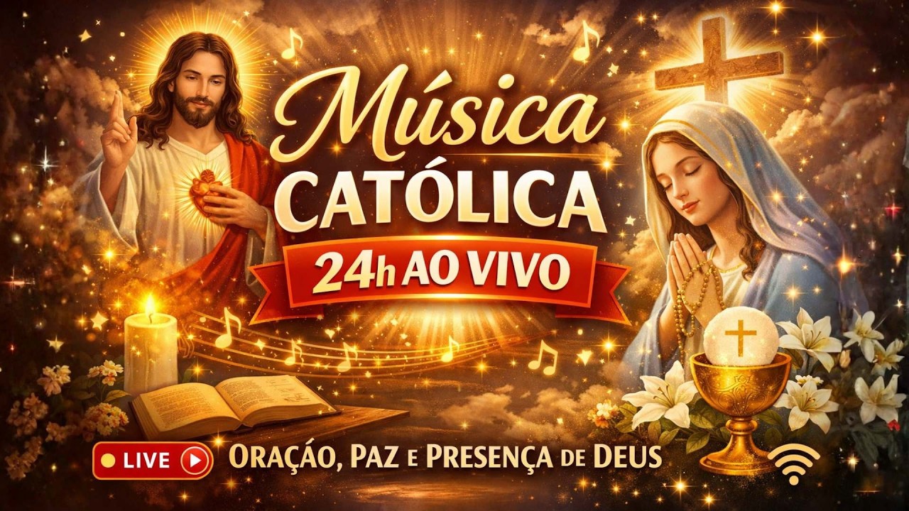 Rádio Católica 24h | Louvor, Cura e Paz Interior - LIVE AO VIVO