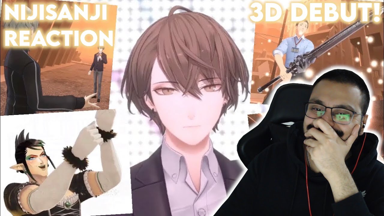 KAGAMI HAYATO'S 3D DEBUT REACTION! | NIJISANJI REACTION! | 加賀美ハヤト【にじさんじ】