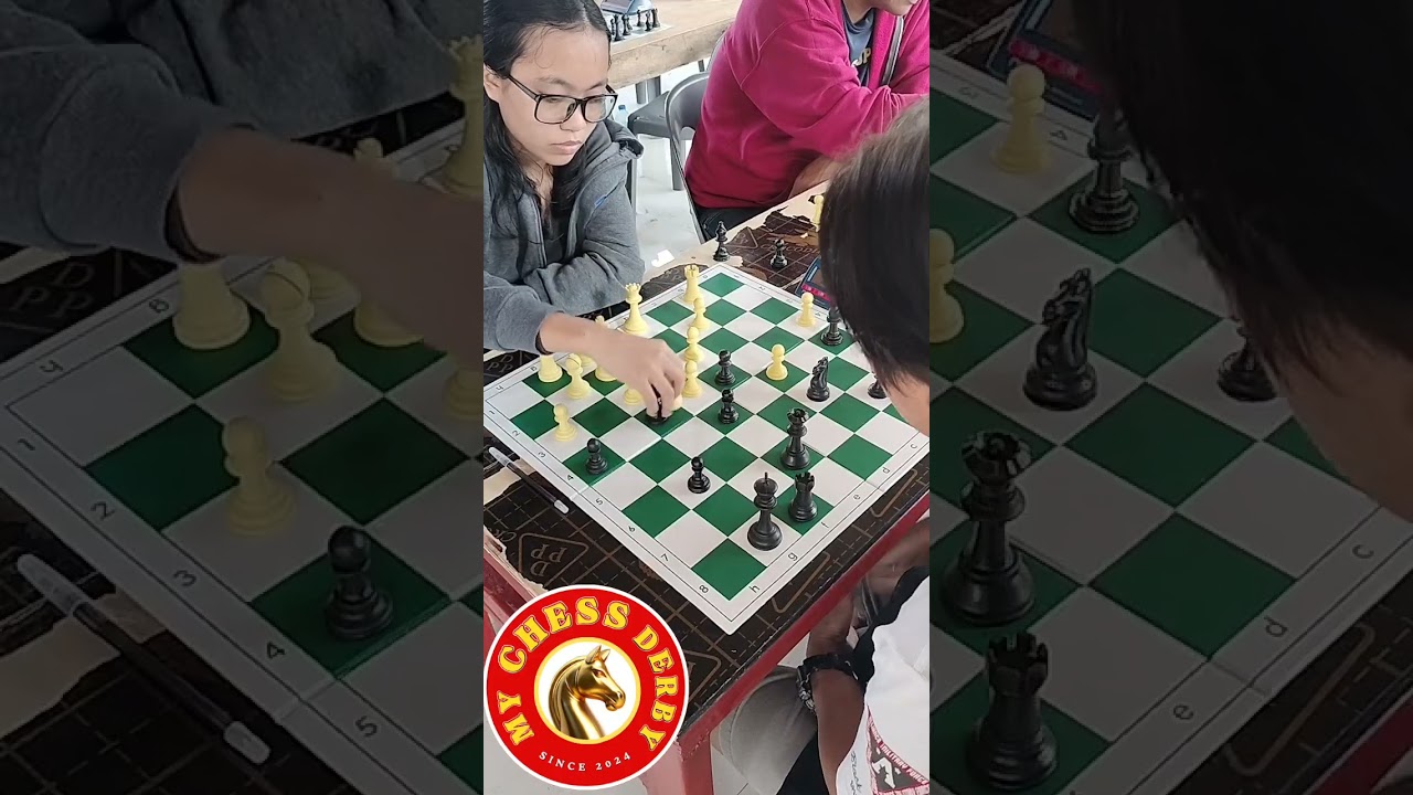 Knight and Queen endgame played between AFM Janin Dhrey Querequere versus Lou Ayuma