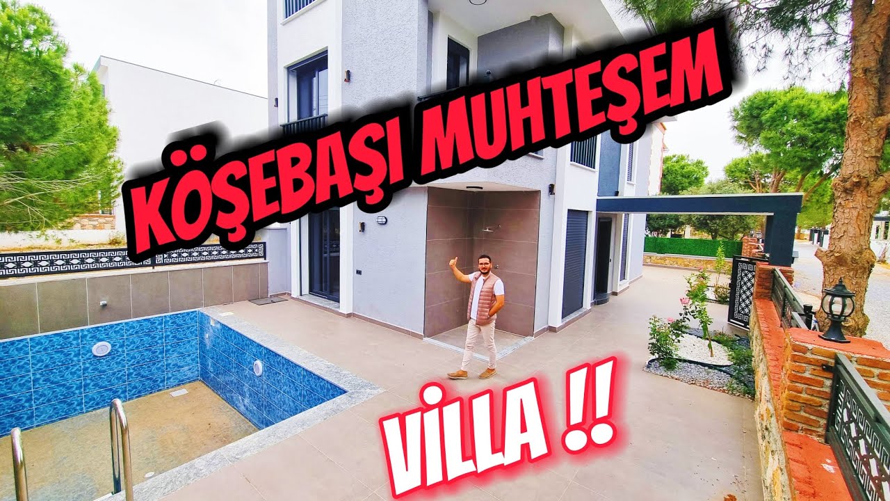 DİDİMDE SATILIK KÖŞEBAŞI MUHTEŞEM VİLLA !!