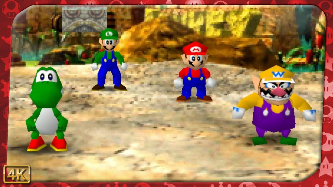 Mario Party for N64 ⁴ᴷ DK's Jungle Adventure (Yoshi gameplay)