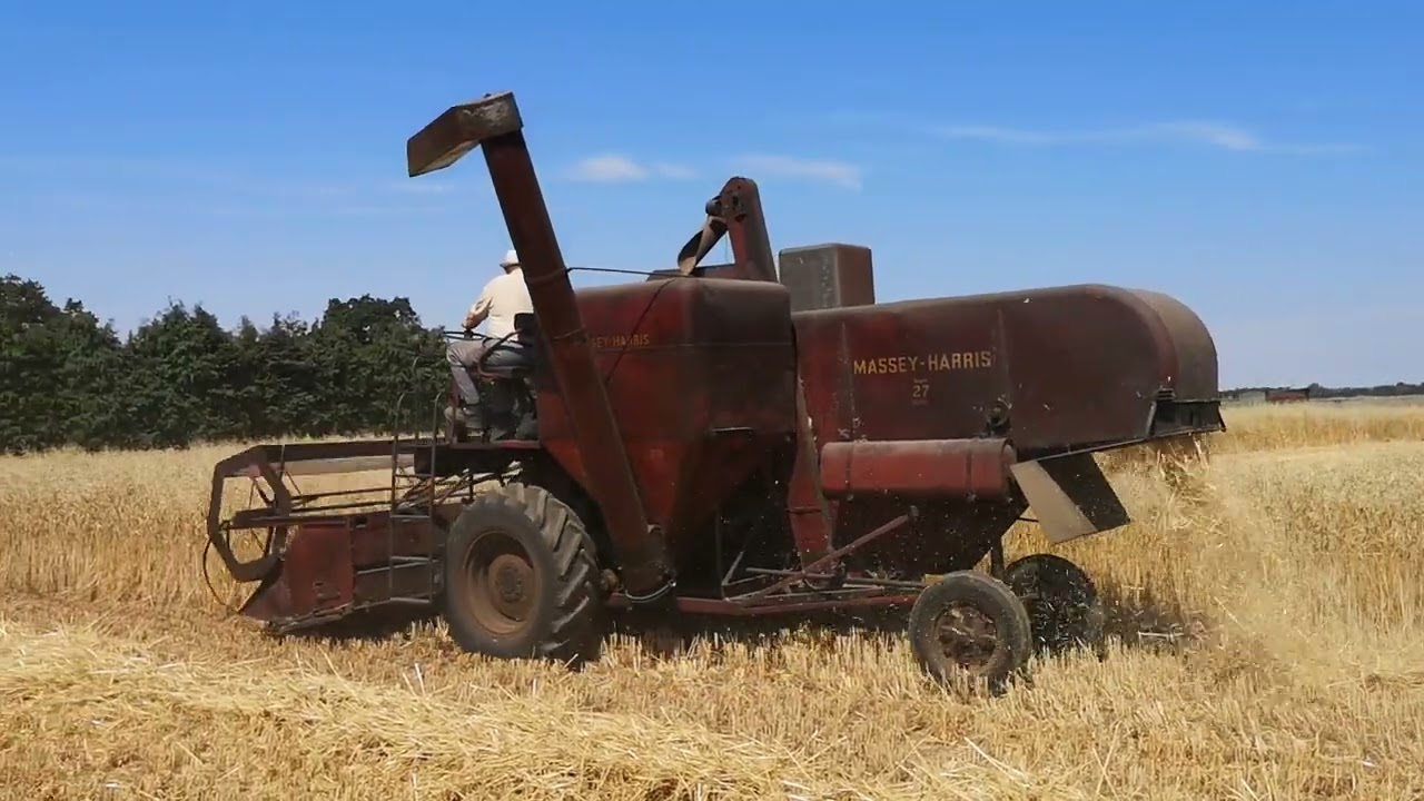 Vintage harvest  at Marsham Norfolk