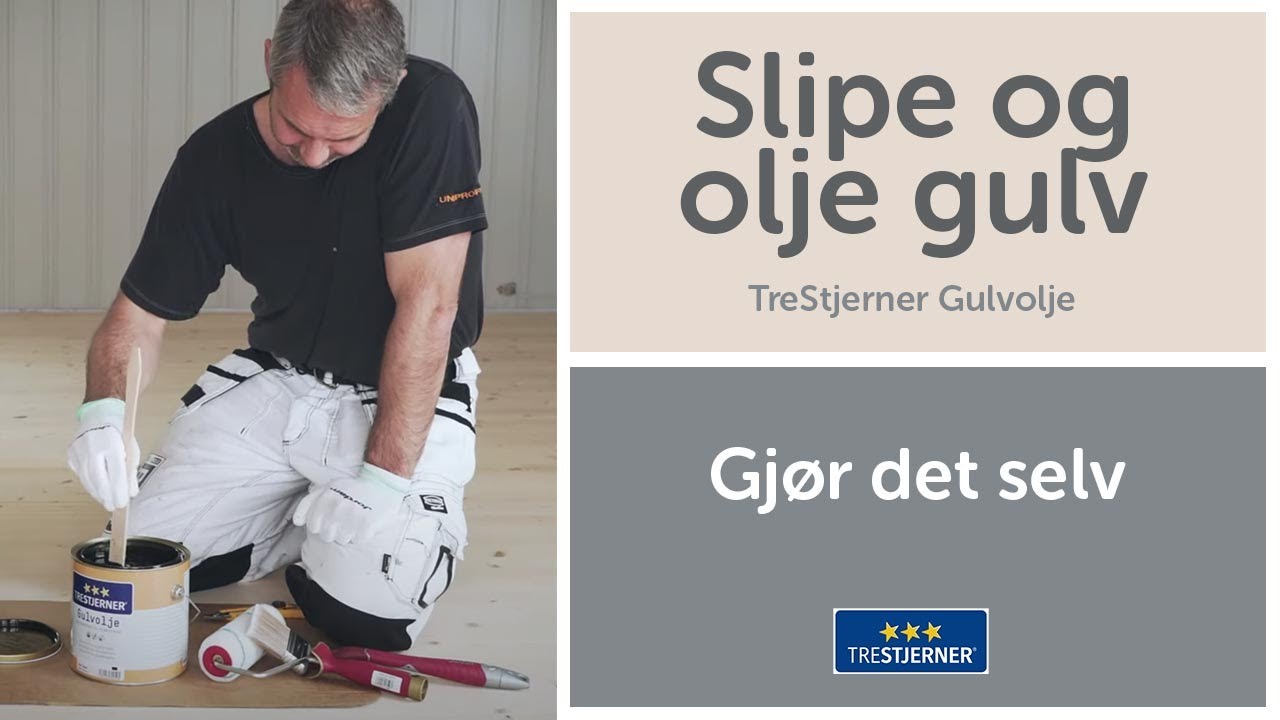 Slipe og olje gulv - TreStjerner