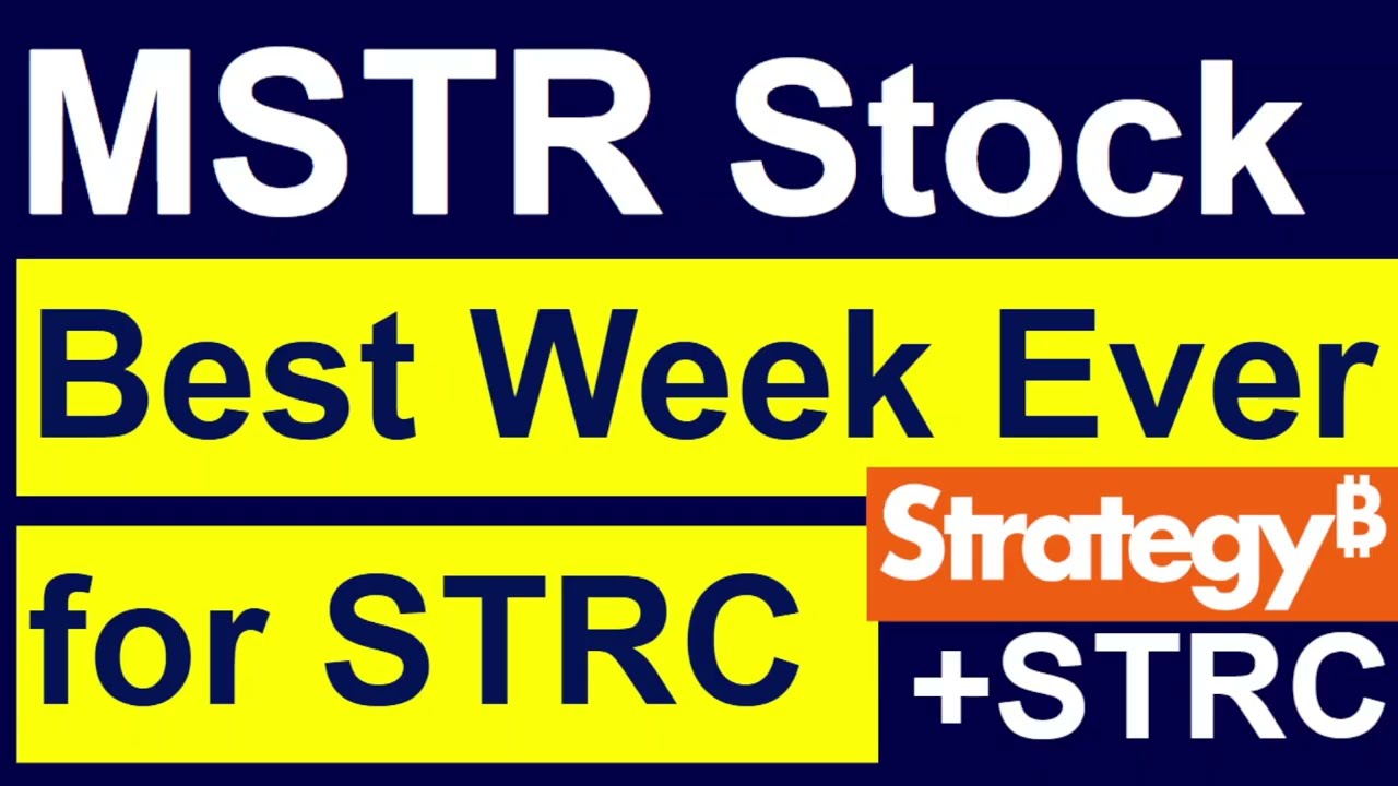 MSTR Stock: Best Week Ever for STRC! Huge Week for MSTR, BTC & Digital Credit as Market Falls Apart!