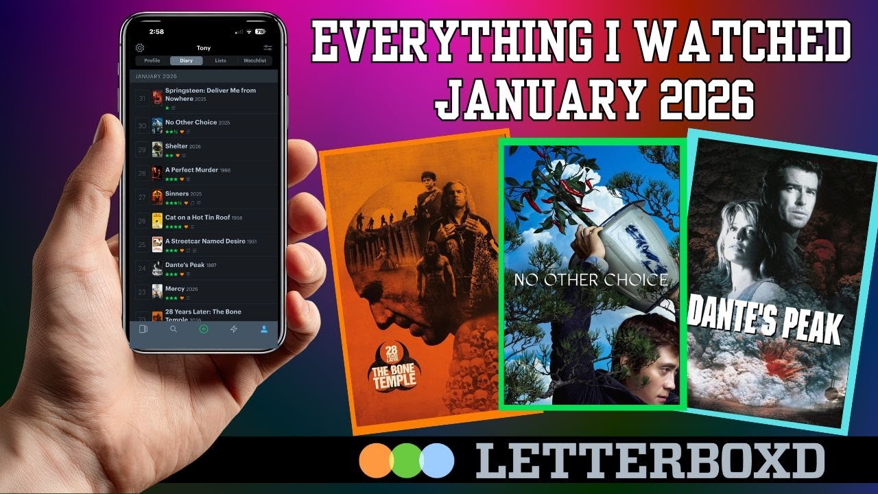 Что я смотрел в январе 2026 года | Выпуск Letterboxd | Что останется, а что исчезнет?