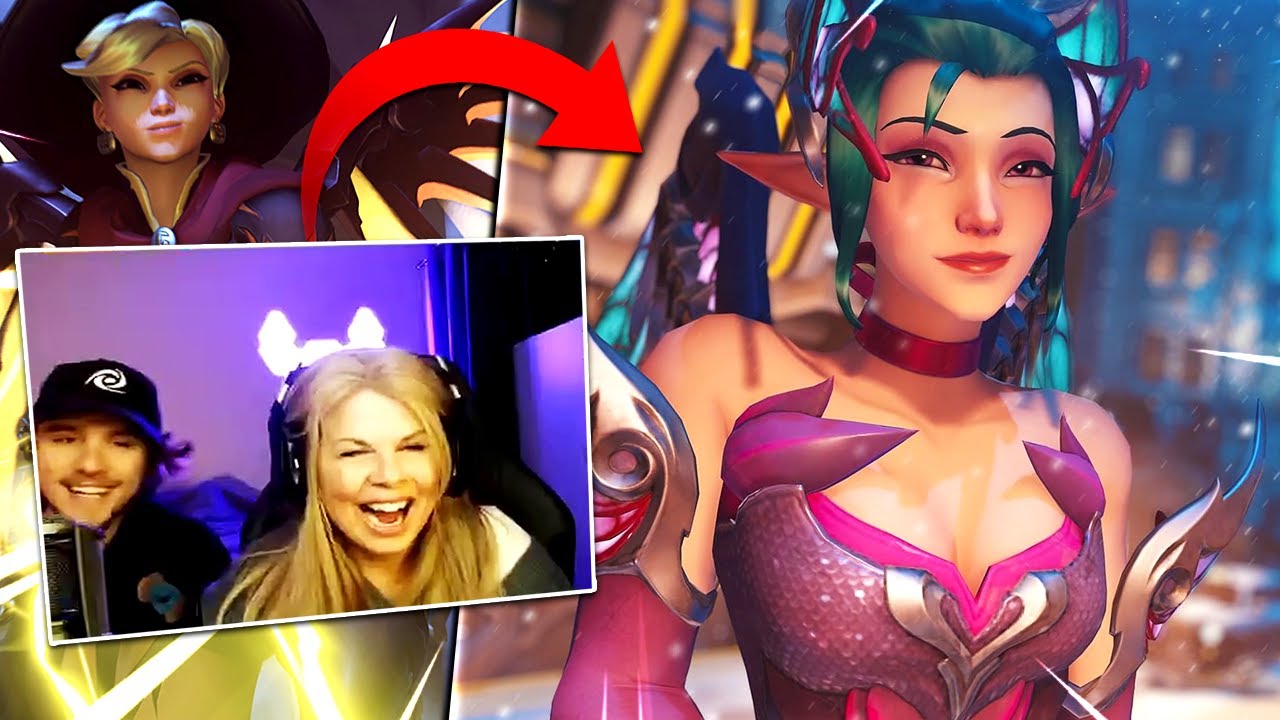 my MOM plays Overwatch for the first time