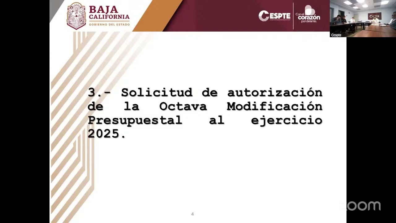 SÉPTIMA SESIÓN EXTRAORDINARIA DEL CONSEJO DE ADMINISTRACIÓN DE CESPTE 2025