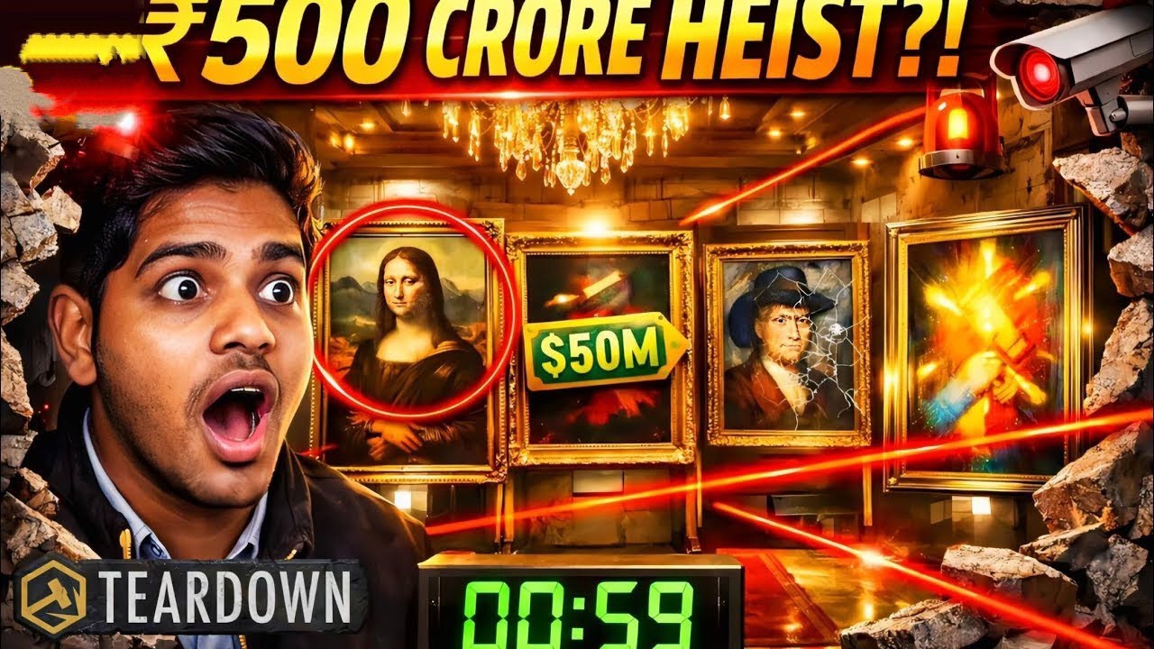 KYA MAIN BILLIONAIRE KE GHAR SE FIVE EXPENSIVE PAINTING CHURA SAKTA HU ? TEARDOWN GAMEPLAY #6Your